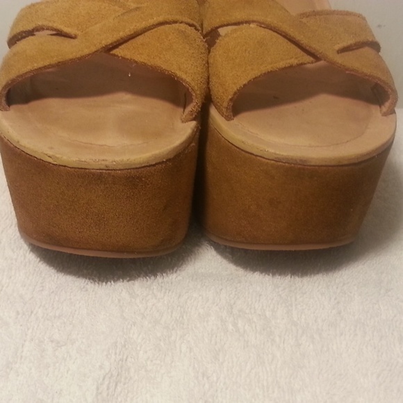 Kork Ease Platform Wedge Sandals Sz 7 - Picture 2 of 9